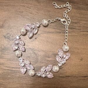 Elegant Silver and Pearl Bracelet